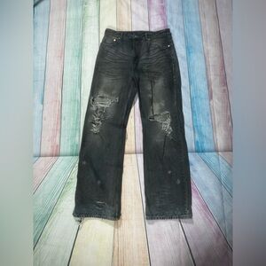 Balenciaga oil jeans